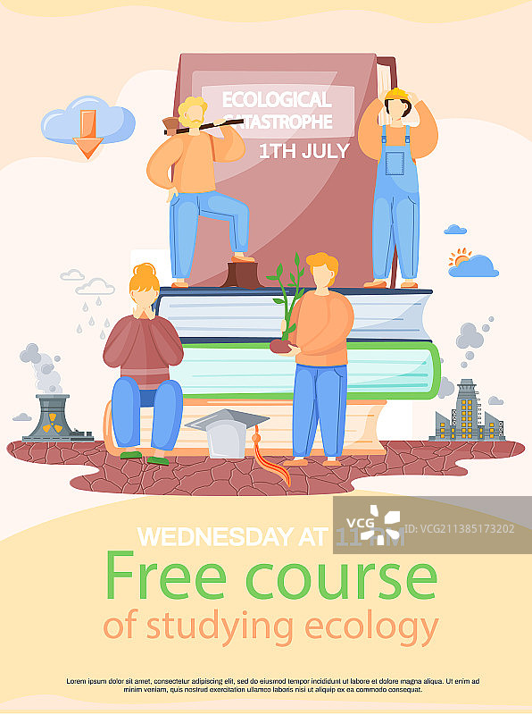 免费生态学课程横幅图片素材