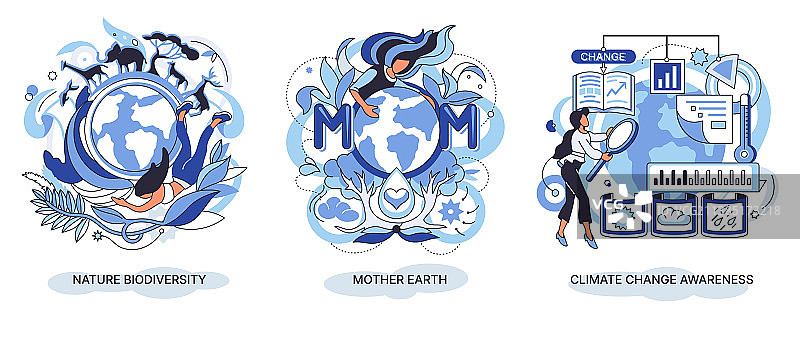 自然生物多样性，地球母亲图片素材