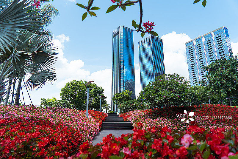 深圳前海海边公园图片素材