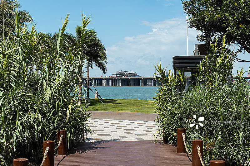 深圳前海海边公园图片素材