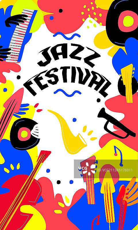 爵士音乐节音乐活动展会banner设计图片素材