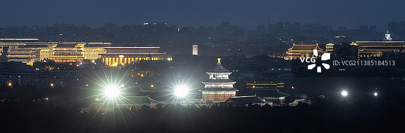 祈年殿之光图片素材