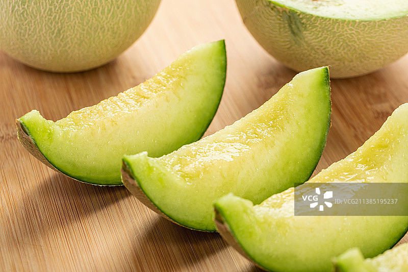 网纹蜜瓜图片素材