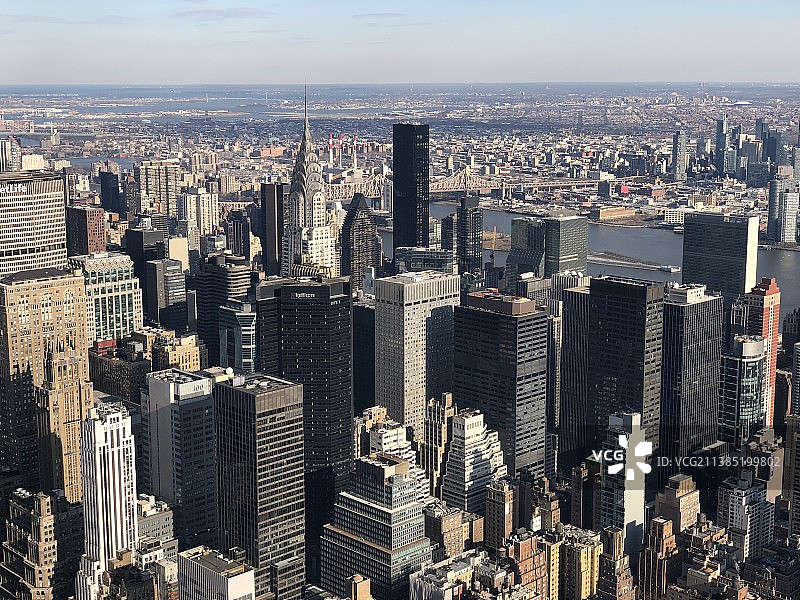 帝国大厦顶层观光图片素材