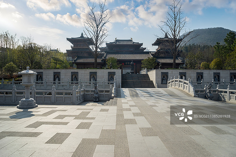 南京牛首山佛顶寺图片素材