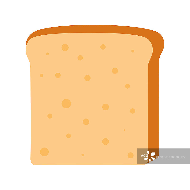 美味的吐司面包图标图片素材