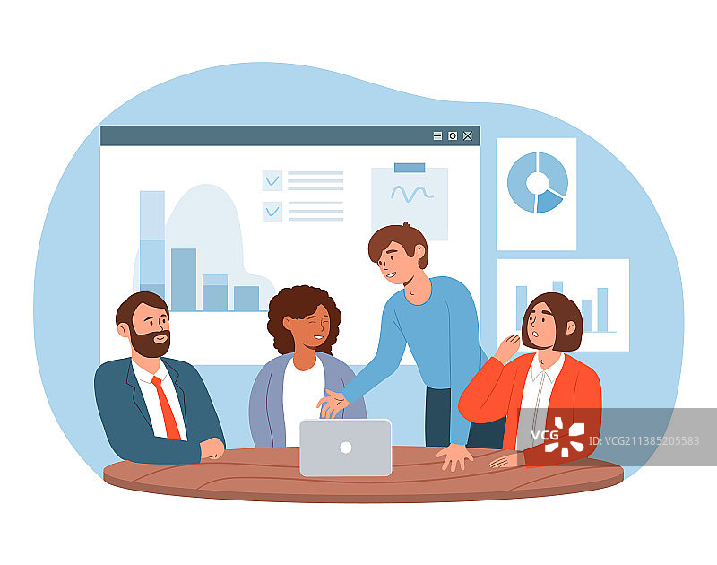 集体思考概念图片素材