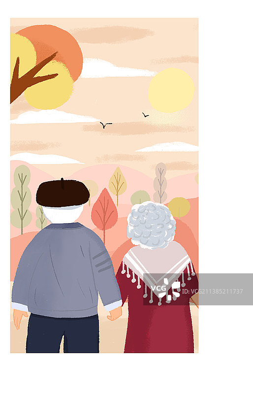 父母老人图片素材