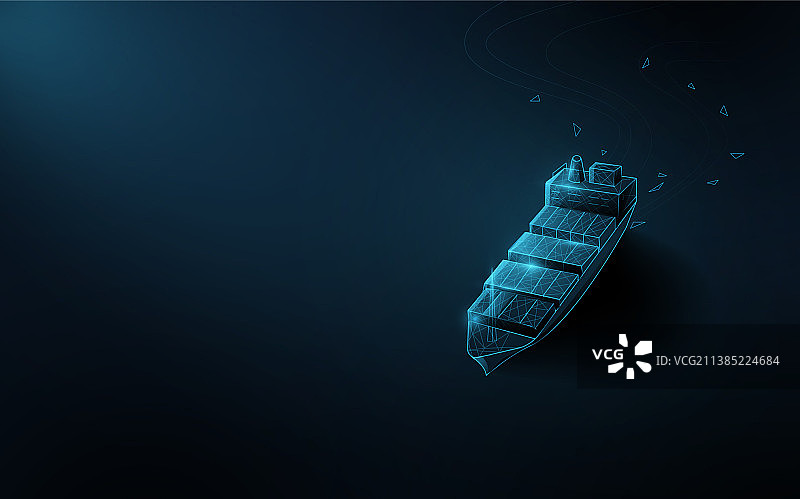 集装箱货轮贸易物流图片素材