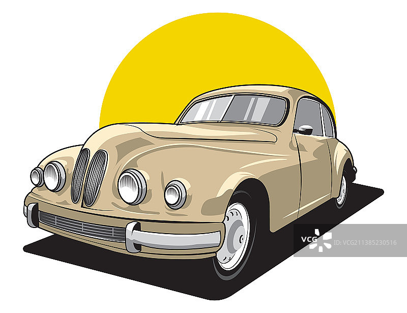 50年代经典汽车设计图片素材