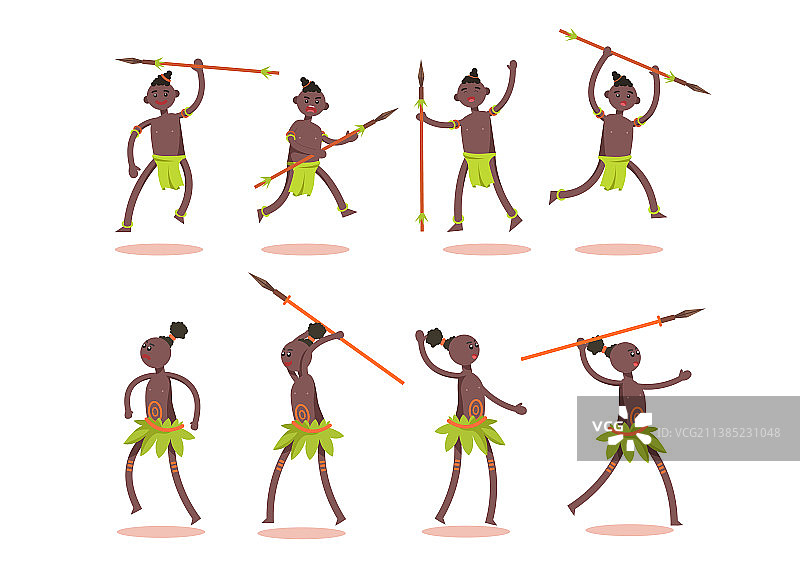 非洲部落人物角色合集图片素材