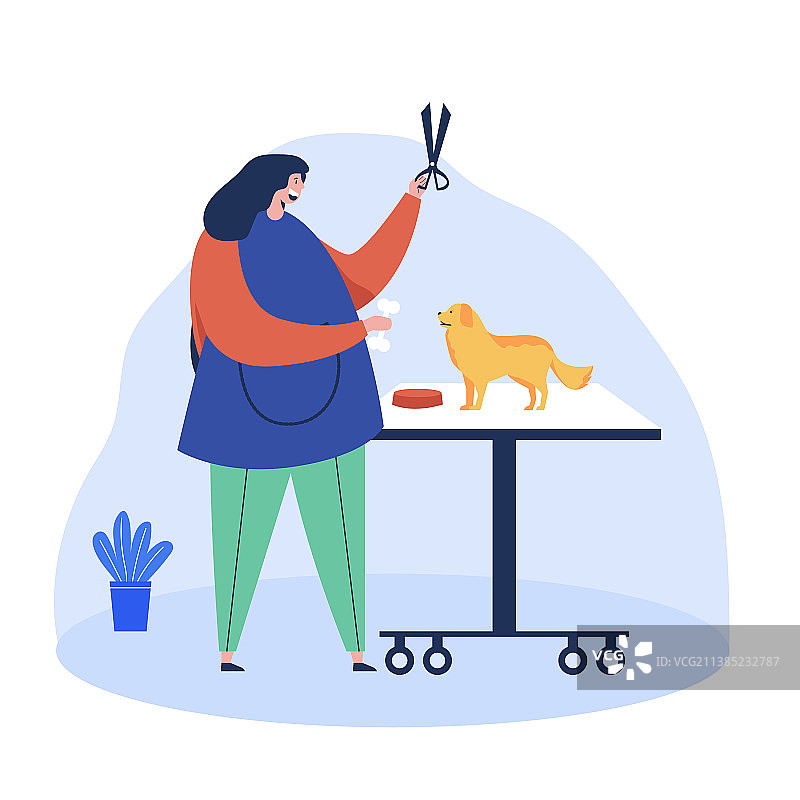 宠物美容及洗浴（含理发剪）图片素材