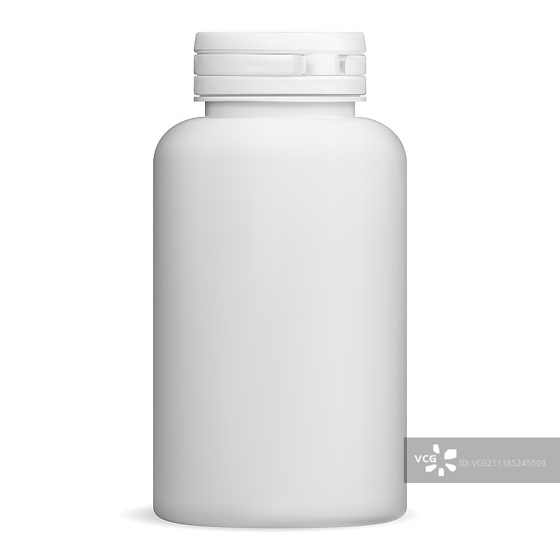 白色药瓶模型补充剂包装图片素材