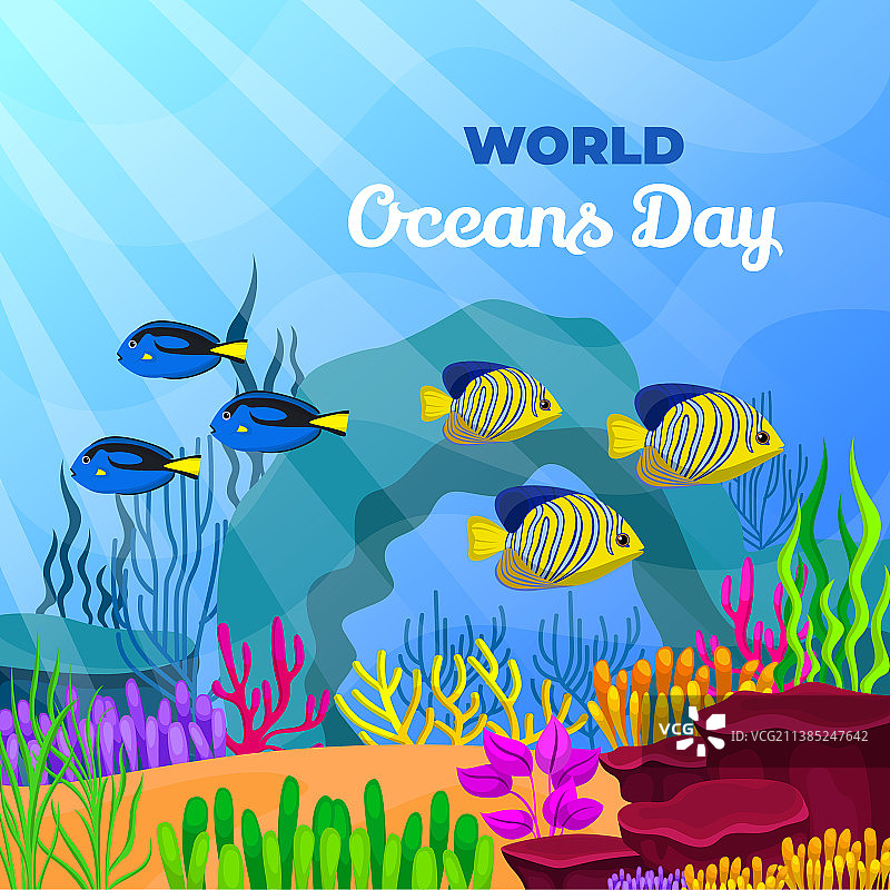拯救海洋世界海洋日设计图片素材