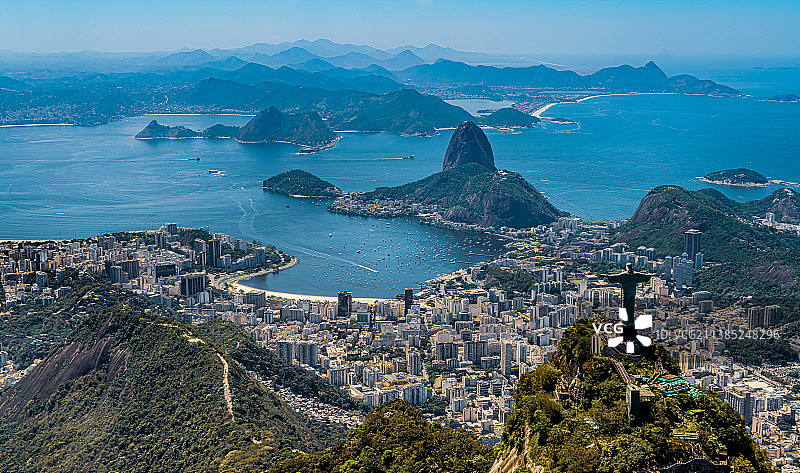 里约热内卢鸟瞰图片素材