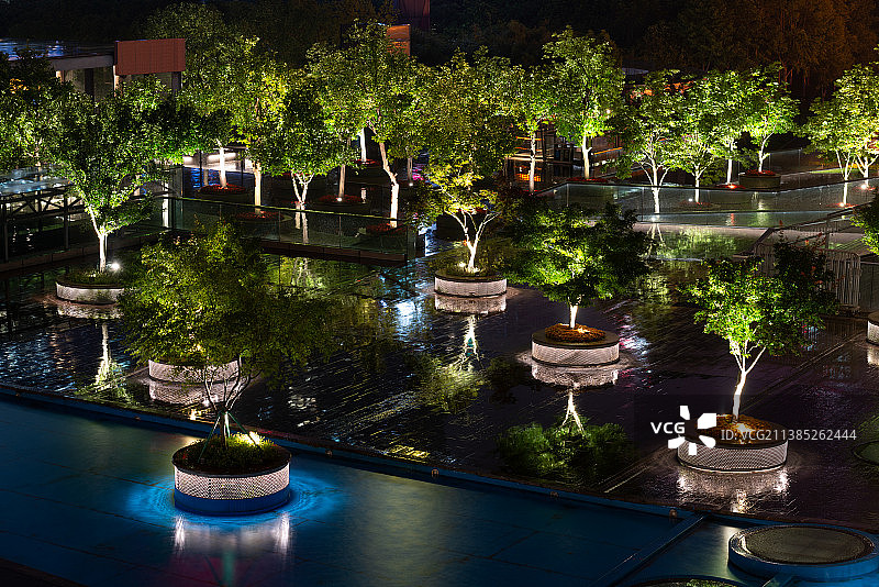 浙江省杭州钱江新城市民中心图片素材