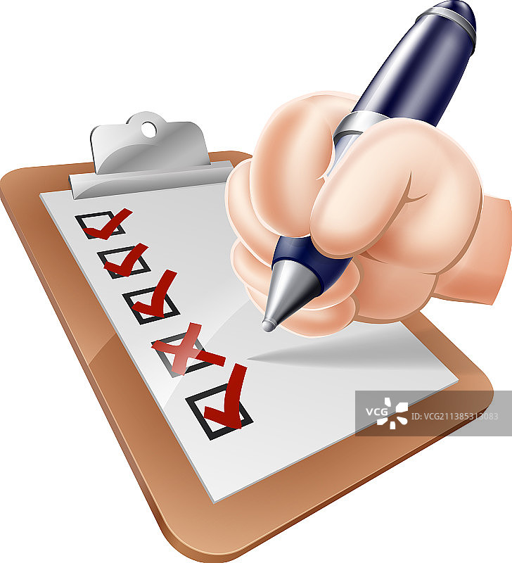 在剪贴板上手写图片素材