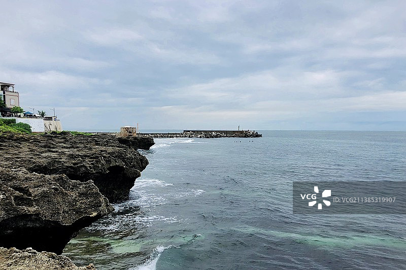 台湾澎湖列岛海岸线海景图片素材