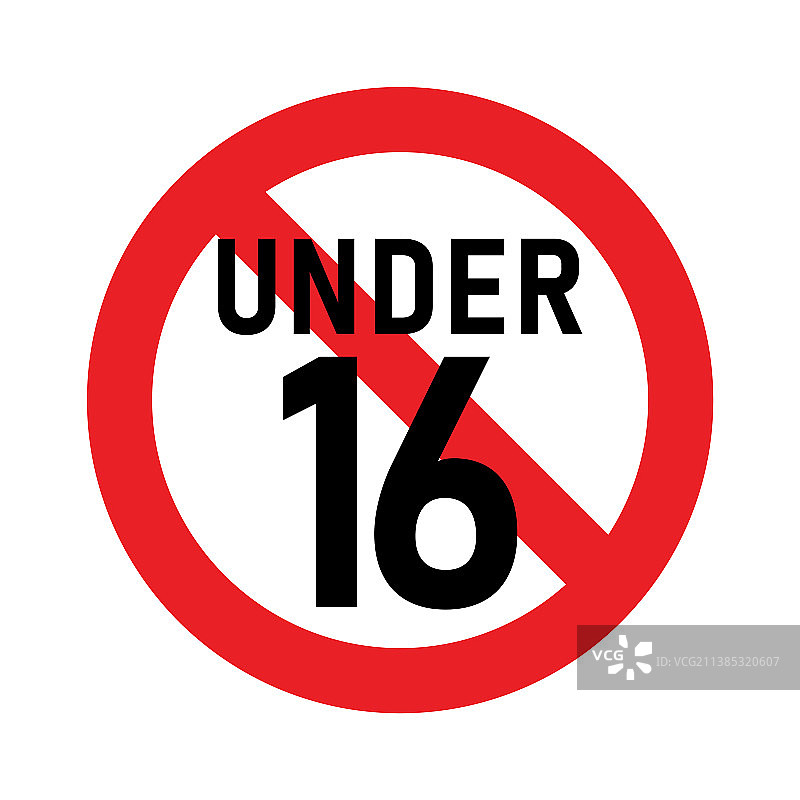 16个加号年龄限制图标图片素材