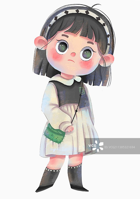 可爱女孩图片素材