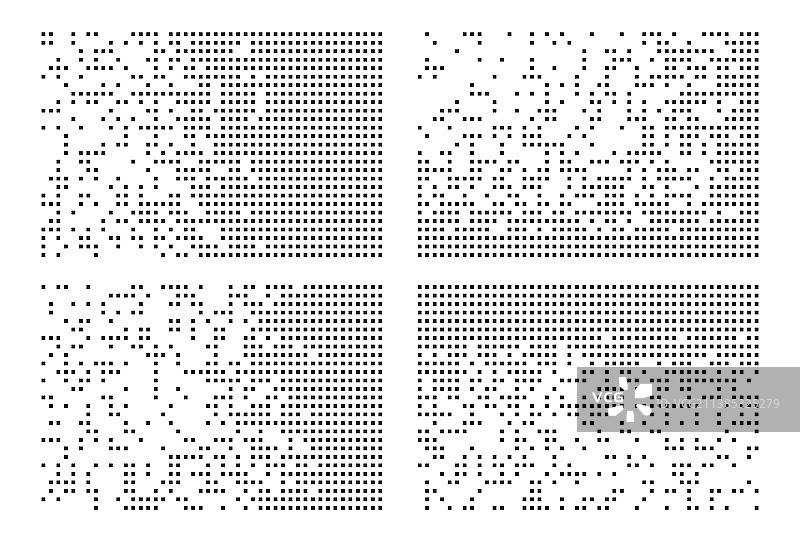 像素分解衰减效果图片素材