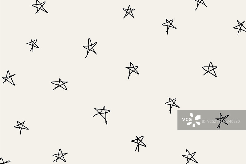 涂鸦背景星星图案墨水设计图片素材