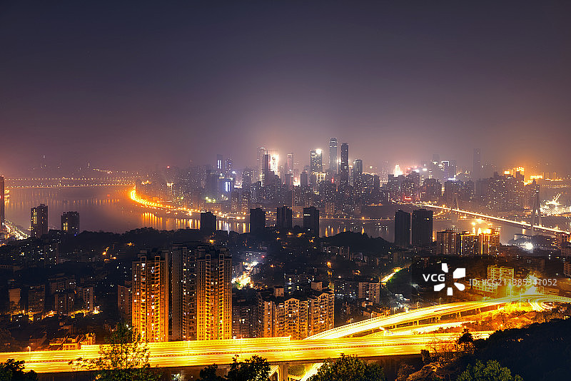 重庆夜景图片素材