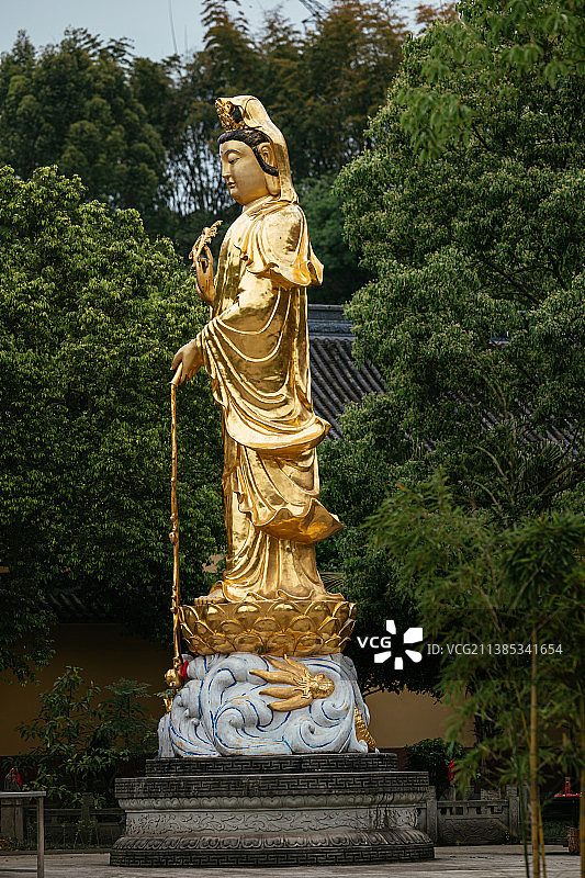 新津白云寺图片素材