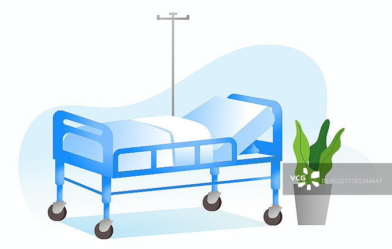 住院部病床图片素材