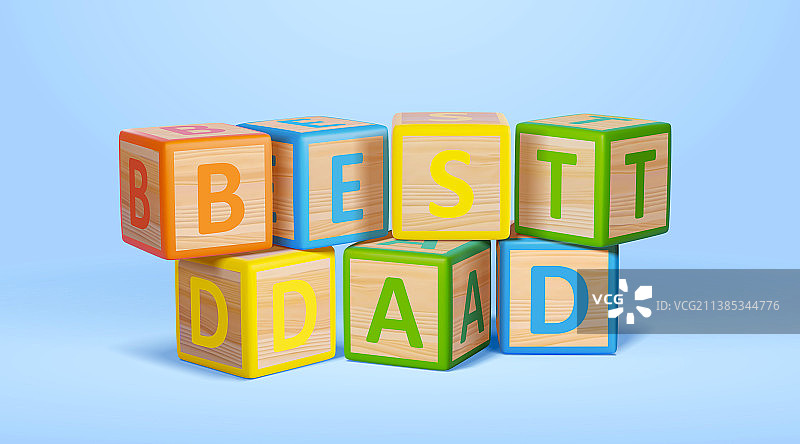 字母积木玩具 最棒的爸爸积木块图片素材