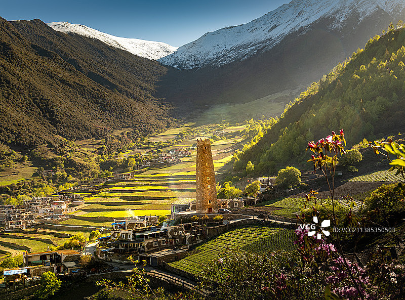 乡村景色图片素材