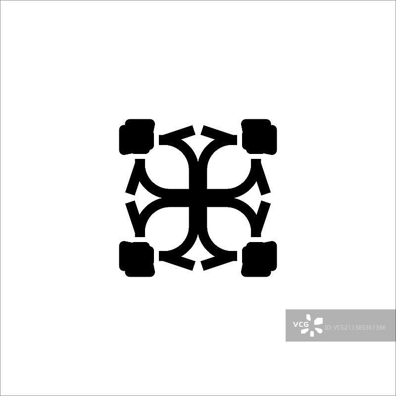 基督教十字扁平简约图标图片素材