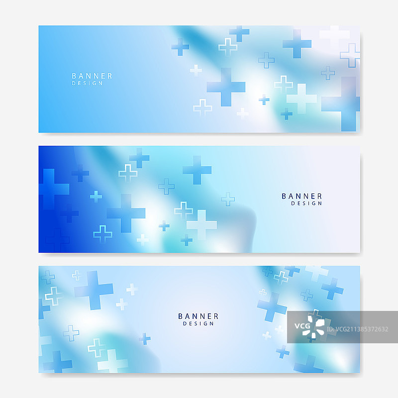 六边形网站页眉或banner设计图片素材