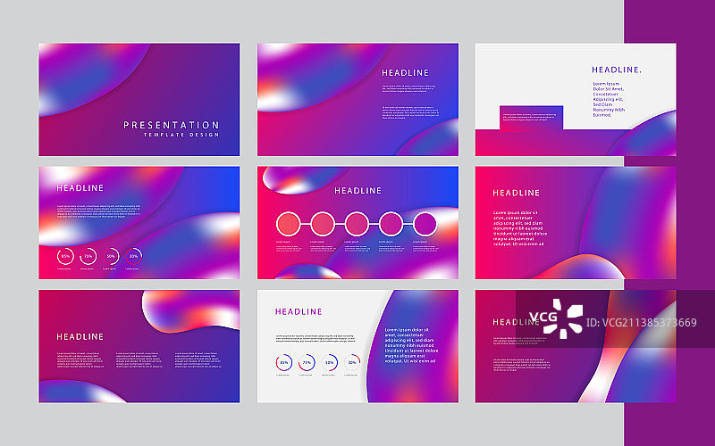 商业演示PPT模板图片素材