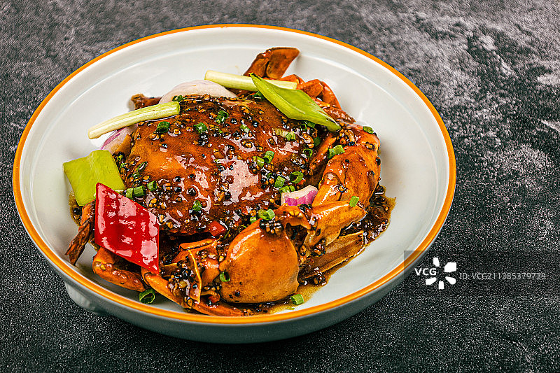 黑胡椒肉蟹图片素材