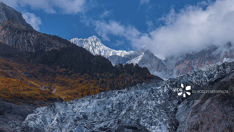 明永冰川图片素材