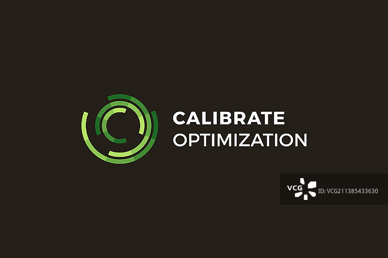 字母C校准优化设计图片素材