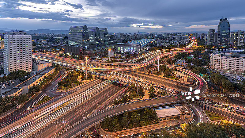 西直门桥图片素材