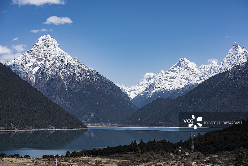 Basum Lake of the Tibet 西藏 巴松措图片素材