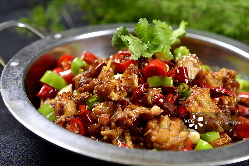 干锅牛蛙图片素材