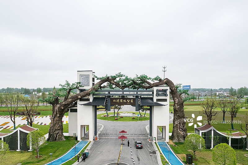 江苏扬州国家级北湖湿地公园图片素材