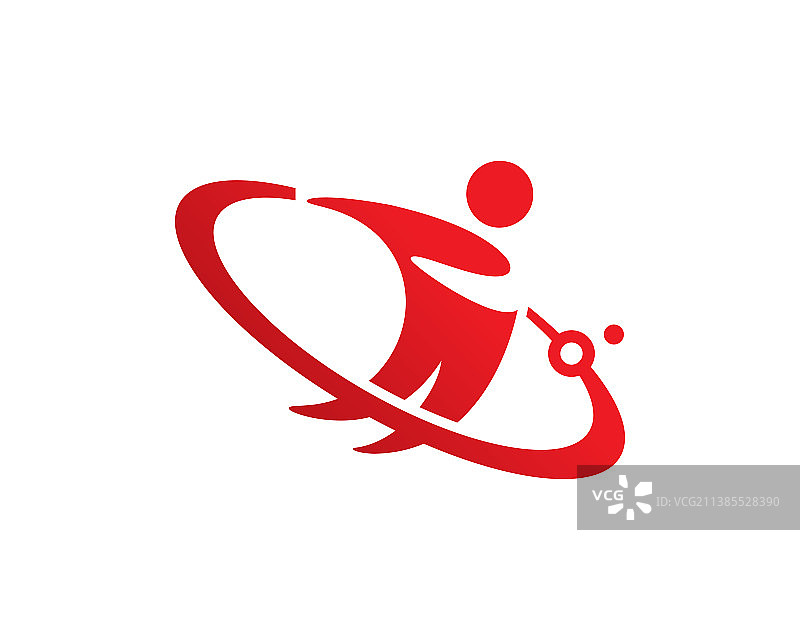 人物标志模板设计徽标图片素材