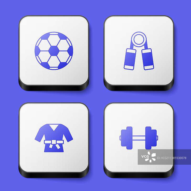 足球运动球与扩展器和服图片素材