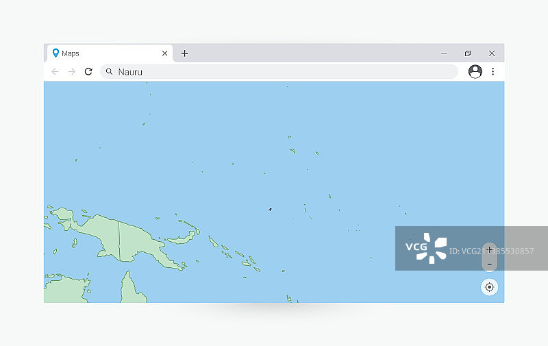浏览器窗口，搜索瑙鲁地图图片素材