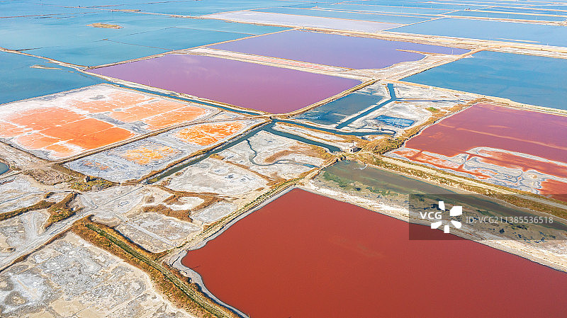 运城盐湖风光图片素材