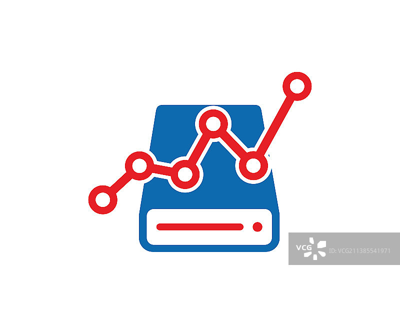 磁盘统计标志模板设计徽标图片素材