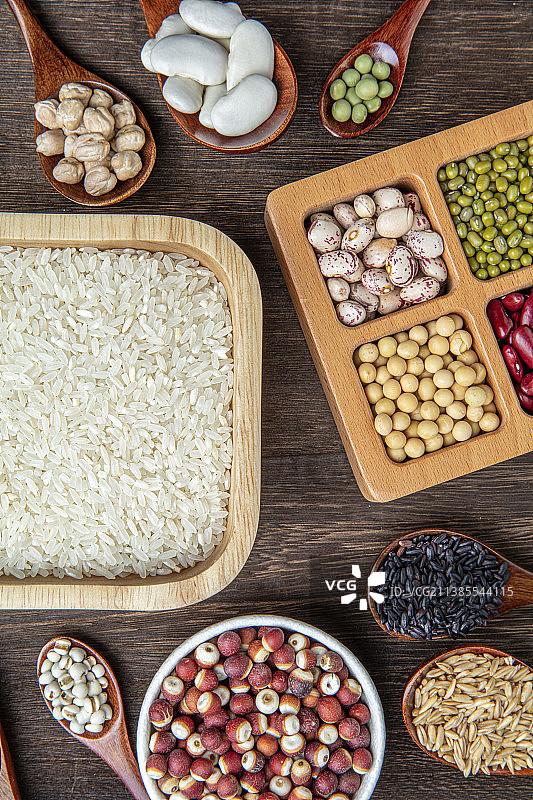 五谷杂粮静物特写图片素材