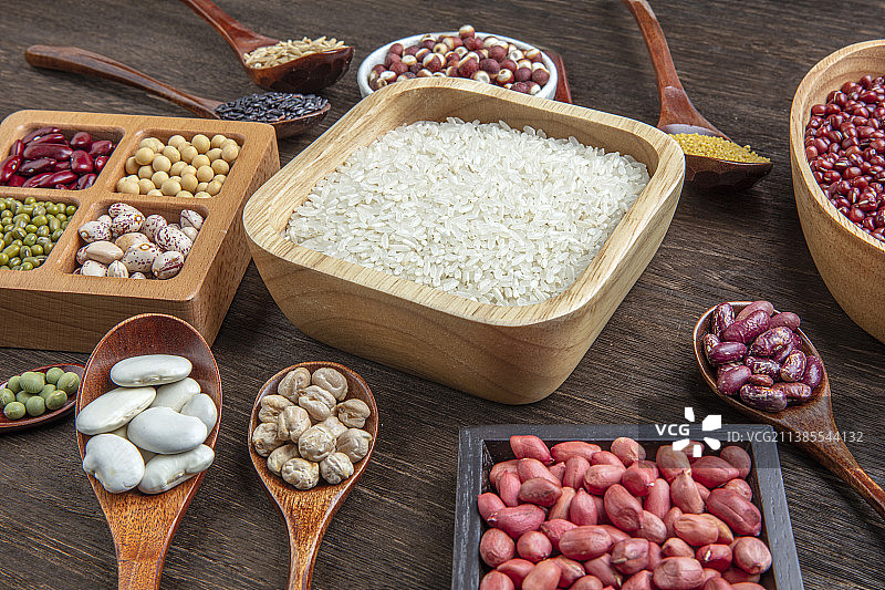 五谷杂粮静物特写图片素材