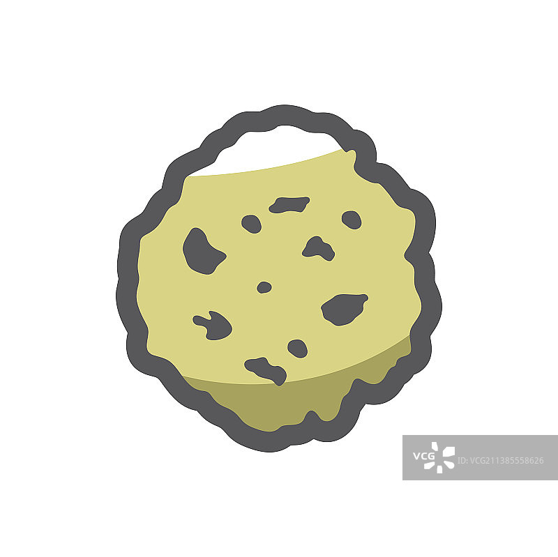 土豆煎饼卡通图标图片素材