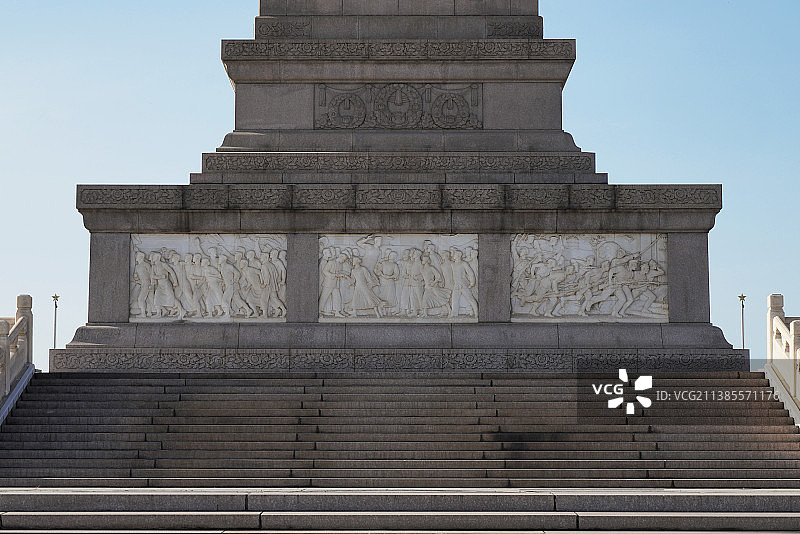 2022年6月1日，晴空万里，中国北京天安门广场图片素材